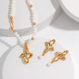 Adjustable French Pearl Necklace - 925 Silver