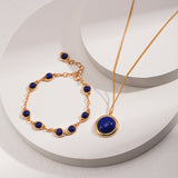 Horus Eye Adjustable Bracelets - 925 Silver (Tiger Eye & Lapis Lazuli)