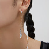 Baroque Pearl Drop Earrings - 925 Silver