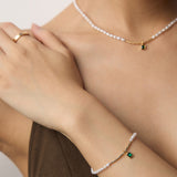 Cube sugar pendant necklace