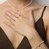 Cube sugar pendant necklace