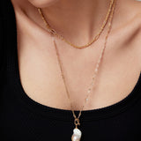 Unique Baroque Pearl Long Necklace