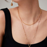 Unique Baroque Pearl Long Necklace