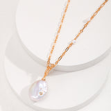Unique Baroque Pearl Long Necklace