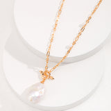 Unique Baroque Pearl Long Necklace