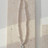 Mirror Lake Collection: Sterling Silver & Pearl Necklace