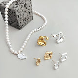 Mirror Lake Collection: Sterling Silver & Pearl Necklace