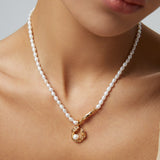 Adjustable Ribbon Pearl Jewelry Set - Necklace, Bracelet & Earrings (Silver-Tone/Gold-Tone)