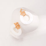 Baroque Pearl Shell Jewelry Set - Necklace & Earrings (Gold-Tone 925 Silver)