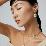 Baroque Pearl Jewelry Set- 925 Silver