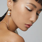 Baroque Pearl Jewelry Set- 925 Silver