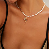 Adjustable French Pearl Necklace - 925 Silver