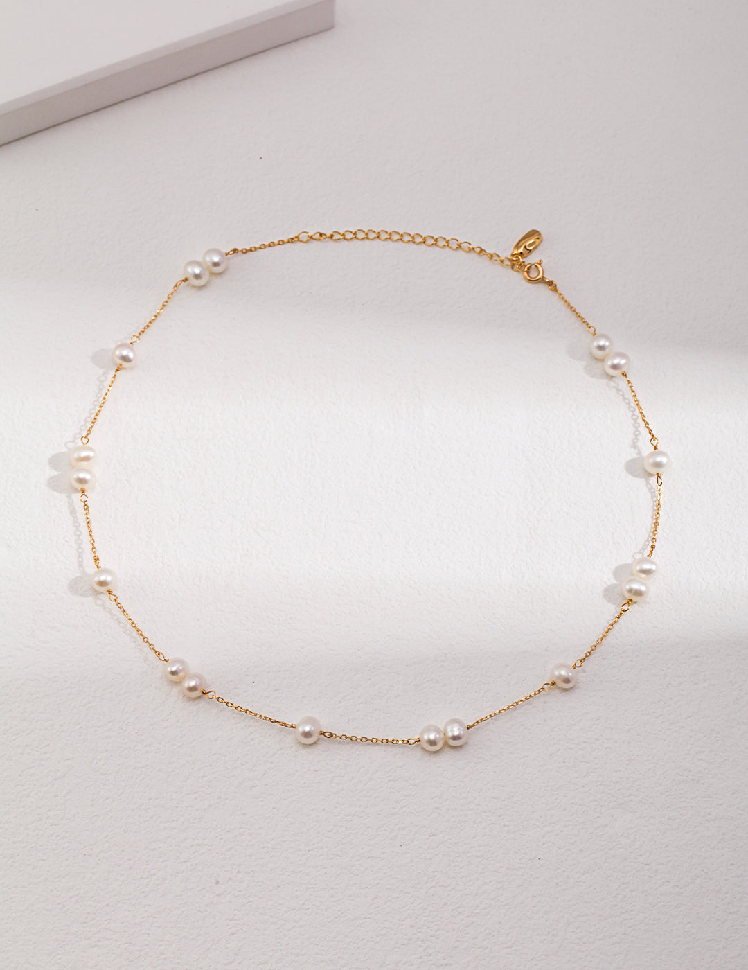 Adjustable Pearl & Silver Bead Set - 925 Silver