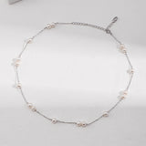 Adjustable Pearl & Silver Bead Set - 925 Silver