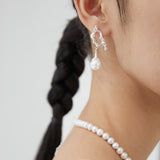 Deconstructed Pearl Set - Raw 925 Silver (10mm Flawless Pearl)