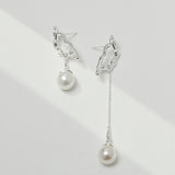 Deconstructed Pearl Set - Raw 925 Silver (10mm Flawless Pearl)