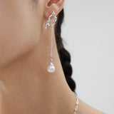 Deconstructed Pearl Set - Raw 925 Silver (10mm Flawless Pearl)