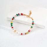 Dopamine Color Pearl Bracelet - 925 Silver (Adjustable)
