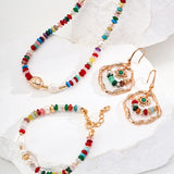 Dopamine Color Pearl Bracelet - 925 Silver (Adjustable)