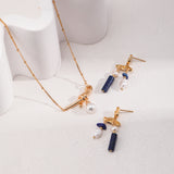 Adjustable Pearl Necklace - Gold-Tone 925 Silver (7.5mm Pearls)