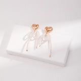 Gold-Tone Shell Pearl Earrings - 925 Silver (54mm)