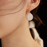 Baroque Pearl Statement Earrings - Gold-Tone 925 Silver