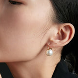 11.4mm Pearl Stud Earrings - Gold-Tone 925 Silver