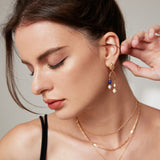 Romantic Baroque Pearl Earrings - Gold-Tone 925 Silver