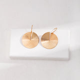 Minimalist Hoop Earrings - Gold-Tone 925 Silver