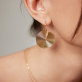 Minimalist Hoop Earrings - Gold-Tone 925 Silver