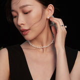 10mm Perfect Pearl Stud Earrings - 925 Silver