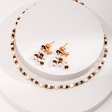 French Vintage Pearl Necklace - Gold-Tone 925 Silver