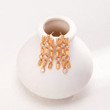 Minimalist Drop Earrings - Gold-Tone 925 Silver