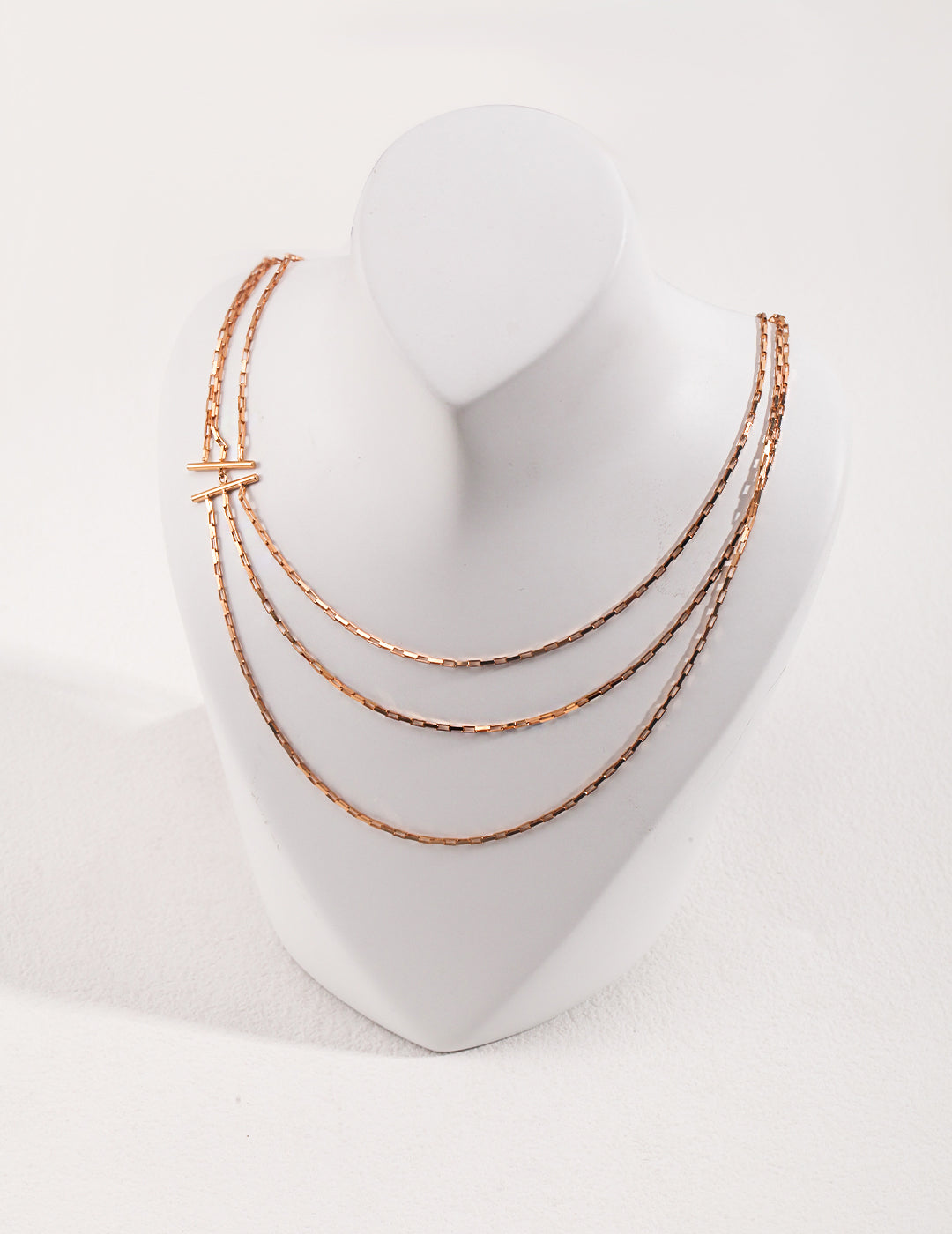 Adjustable 38+6cm Silver Chain - Silver/Gold-Tone