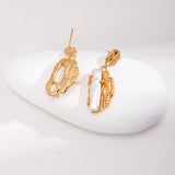 7mm Pearl Earrings - Gold-Tone 925 Silver