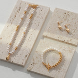 Classic Pearl Bracelet - Gold-Tone 925 Silver