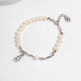 Baroque Pearl Jewelry Set – S925 Silver Necklace, Bracelet & Earrings (Adjustable)