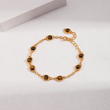 Horus Eye Adjustable Bracelets - 925 Silver (Tiger Eye & Lapis Lazuli)