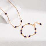 Horus Eye Adjustable Bracelets - 925 Silver (Tiger Eye & Lapis Lazuli)