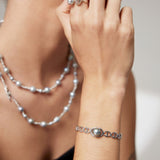 Adjustable Akoya Pearl Ring - 925 Silver