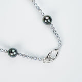 Multicolor Sea Pearl Necklace - 925 Silver