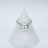 Adjustable Australian South Sea Pearl Ring - 925 Silver