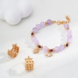 Dual-Tone Sterling Silver Earrings in Retro Gold and Silver