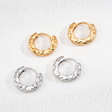 Dual-Tone Natural Pearl Drop Earrings in Sterling Silver