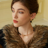 Adjustable Statement Black Onyx Necklace in Sterling Silver for a Bold Look