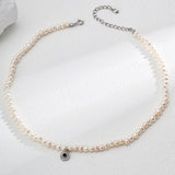 Adjustable Natural Pearl and Agate Bracelet in Sterling Silver