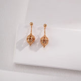 Floral Cluster Pearl Necklace & Earrings Set - 925 Silver (Silver/Gold-Tone)