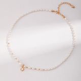 Gold-Tone Shell Pearl Earrings - 925 Silver (54mm)