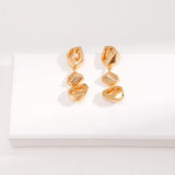 Double-Side Pearl Pendant Set - 925 Silver (Silver/Gold Tone)