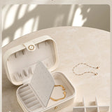 The Aura Box Velvet-Lined Jewelry Case with Secure Lock